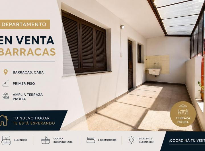 Departamento · 58m² · 3 Ambientes