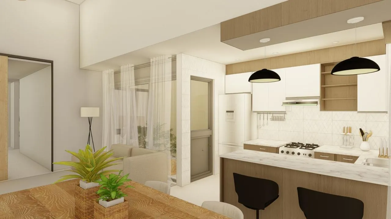 Duplex a estrenar, en una planta