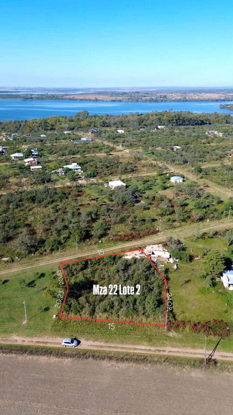 OPORTUNIDAD! VENDO LOTE DE 800 MTS. CON ESCRITURA! EN SAN IGNACIO! A 5 CUADRAS DEL LAGO! U$D 9.000