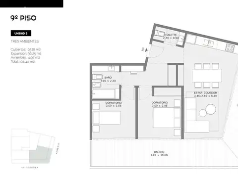 Departamento en Venta en Palermo, Capital Federal