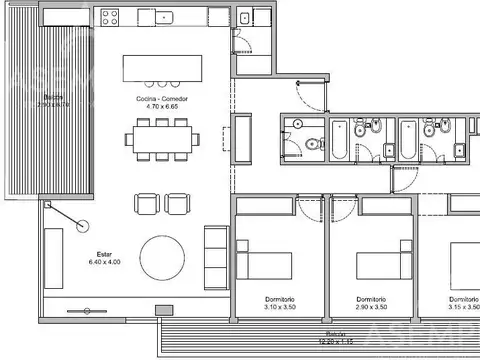 Departamento en Venta en Saavedra, Capital Federal
