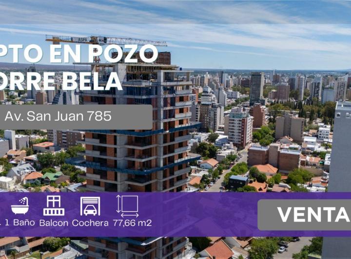 Departamento · 78m² · 3 Ambientes · 1 Cochera