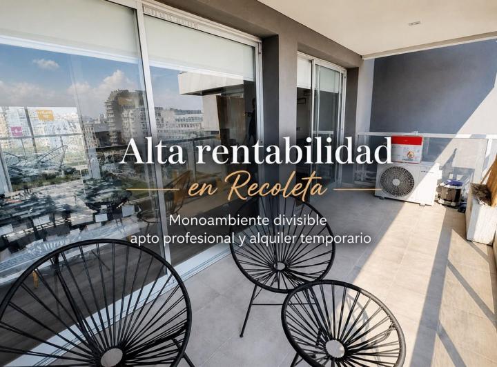 Departamento · 38m² · 1 Ambiente