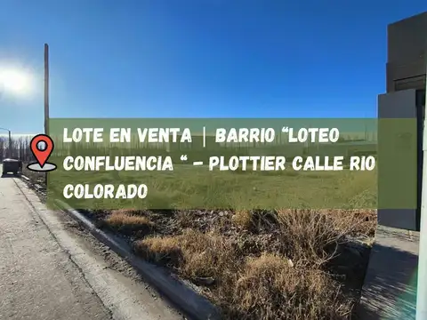Terreno en Venta en Plottier, Confluencia