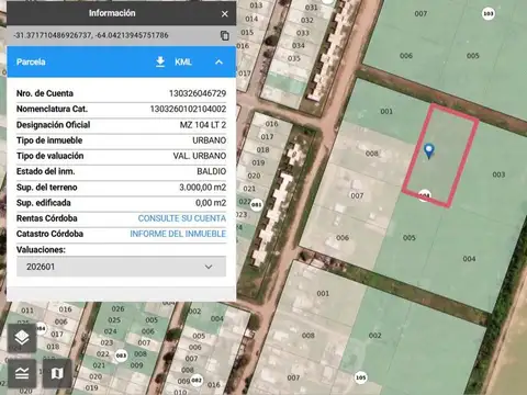Terreno en Venta en Malvinas Argentinas, Colón