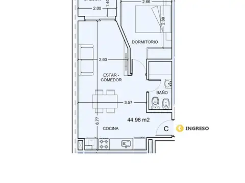 Departamento en Venta en Centro, Rosario