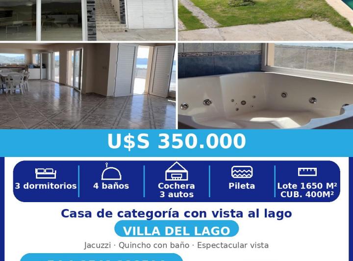 Casa · 400m² · 5 Ambientes · 3 Cocheras