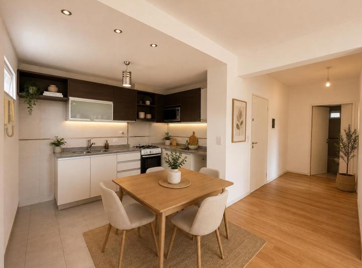 Departamento · 54m² · 3 Ambientes · 1 Cochera