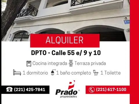 Departamento en Alquiler en Plaza Moreno, La Plata