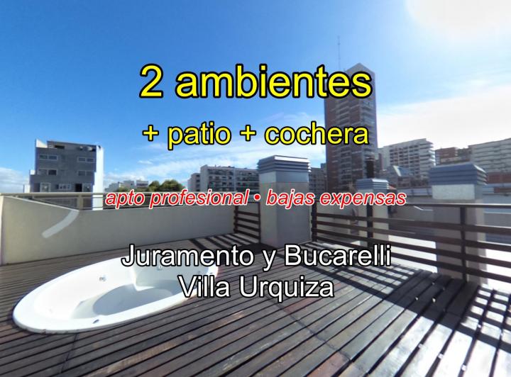 Departamento · 40m² · 2 Ambientes · 1 Cochera