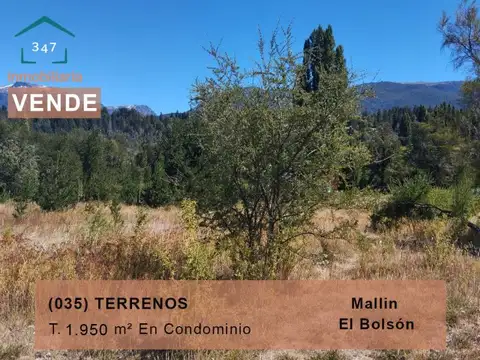 Terreno en Venta en El Bolson, Bariloche