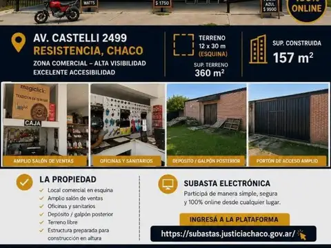 Local en Venta en Villa Roger Balet, Resistencia