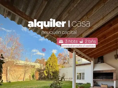 Casa en Alquiler en Neuquen, Confluencia