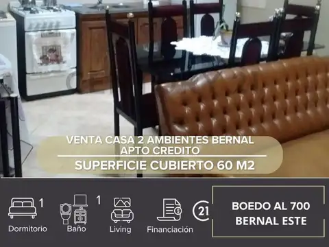 Departamento en Venta en Bernal, Partido de Quilmes
