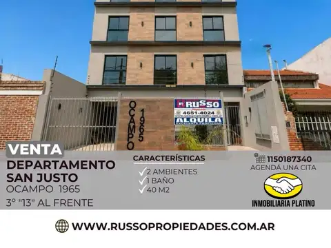 Departamento en Venta en San Justo, Partido de La Matanza