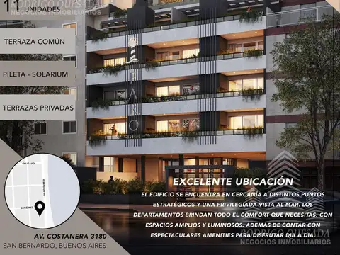 Departamento en Venta en San Bernardo del Tuyú, Partido de La Costa