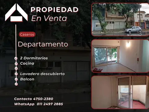 Departamento en Venta en Caseros, Partido de Tres de Febrero
