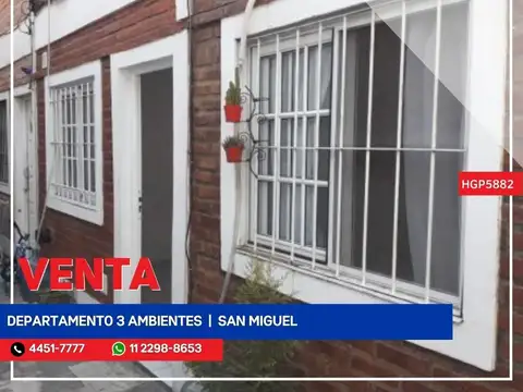 Departamento en Venta en San Miguel, Partido de San Miguel