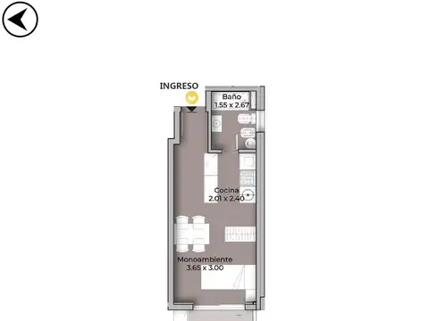 Departamento en Venta en Echesortu, Rosario