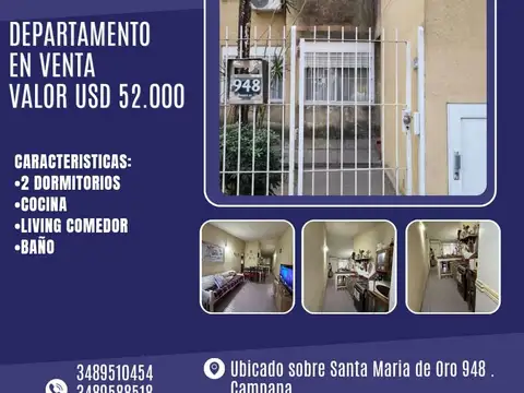Departamento en Venta en Campana, Partido de Campana