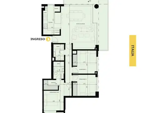 Departamento en Venta en Centro, Rosario