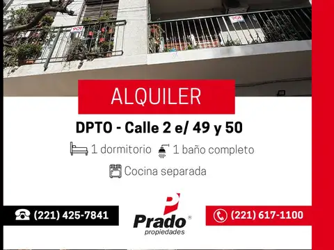 Departamento en Alquiler en Zona Universidades Bosque, La Plata