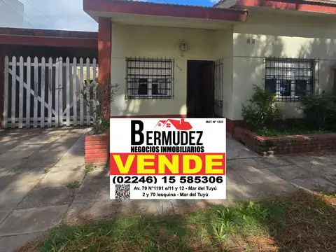 Casa en Venta en Mar del Tuyu, Partido de La Costa