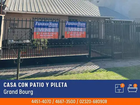 Casa en Venta en Grand Bourg, Partido de Malvinas Argentinas