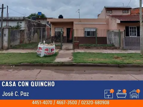 Casa en Venta en Jose Clemente Paz, Partido de José C. Paz