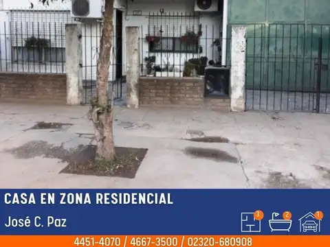 Casa en Venta en Jose Clemente Paz, Partido de José C. Paz