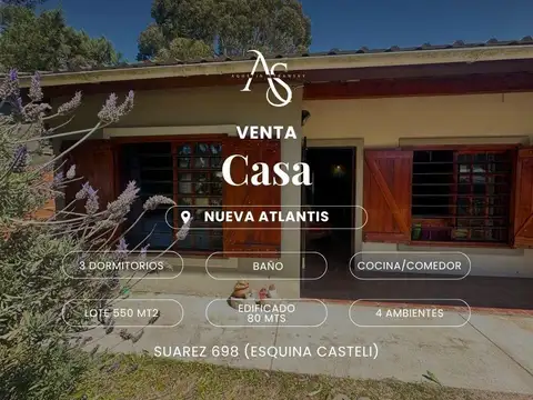 Casa en Venta en Nueva Atlantis, Partido de La Costa