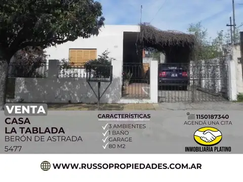 Casa en Venta en Tablada, Partido de La Matanza