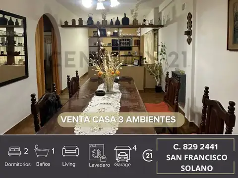 Casa en Venta en San Francisco Solano, Partido de Quilmes