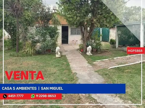Casa en Venta en San Miguel, Partido de San Miguel