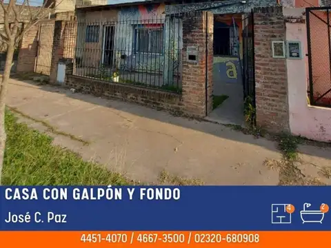 Casa en Venta en Jose Clemente Paz, Partido de José C. Paz