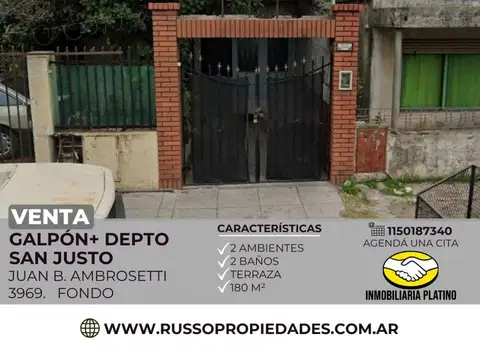 Casa en Venta en San Justo, Partido de La Matanza