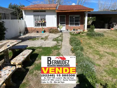 Casa en Venta en Mar del Tuyu, Partido de La Costa