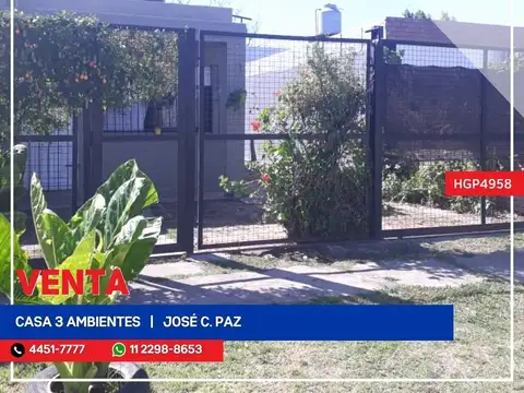 Casa en Venta en Jose Clemente Paz, Partido de José C. Paz