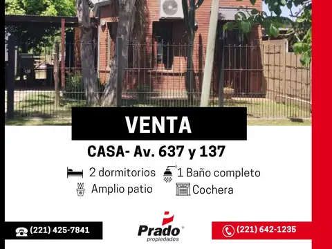 Casa en Venta en La Plata, Partido de La Plata