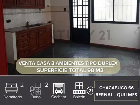 Casa en Venta en Quilmes, Partido de Quilmes