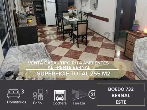 Casa en Venta en Bernal, Partido de Quilmes