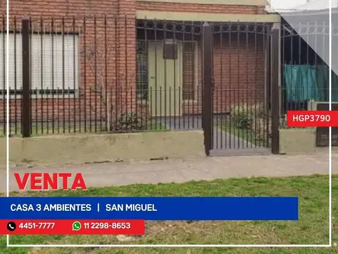 Casa en Venta en San Miguel, Partido de San Miguel
