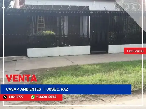 Casa en Venta en José Clemente Paz, Partido de José C. Paz