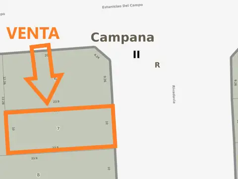 Terreno en Venta en Campana, Partido de Campana