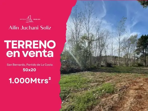 Terreno en Venta en San Bernardo del Tuyu, Partido de La Costa