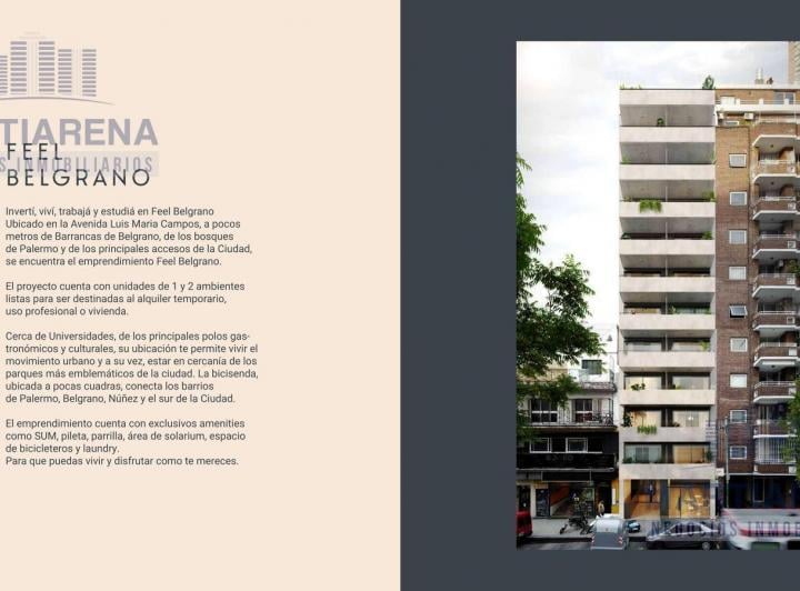 Departamento · 46m² · 2 Ambientes