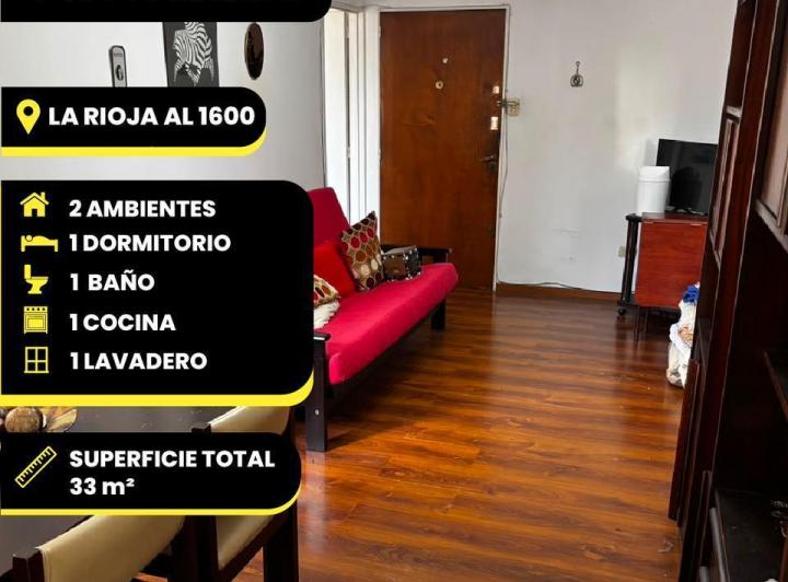 Departamento · 33m² · 2 Ambientes