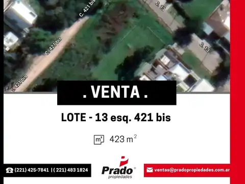 Terreno en Venta en Villa Elisa, Partido de La Plata