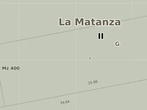 Terreno en Venta en Ramos Mejia, Partido de La Matanza