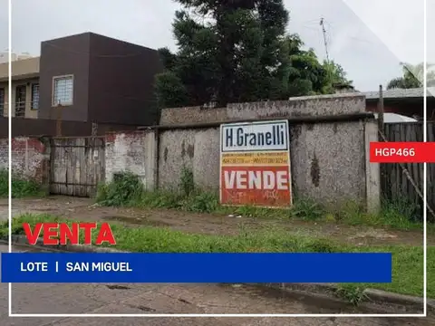 Terreno en Venta en San Miguel, Partido de San Miguel